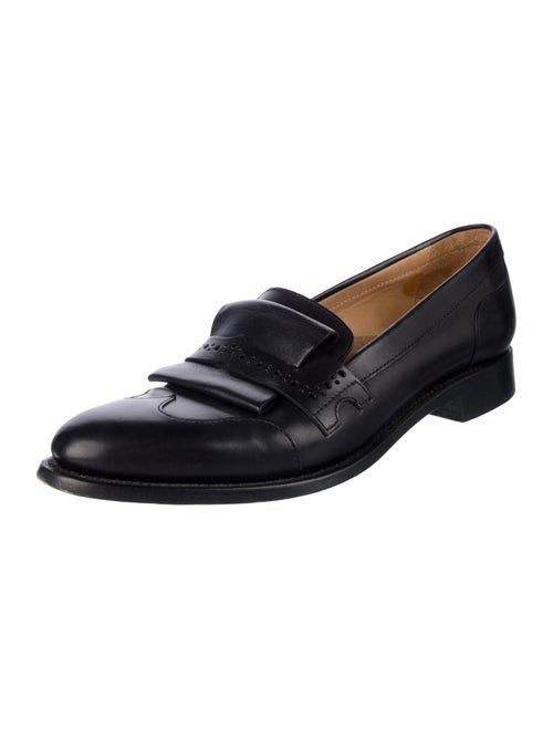 The Office of Angela Scott Leather Loafers