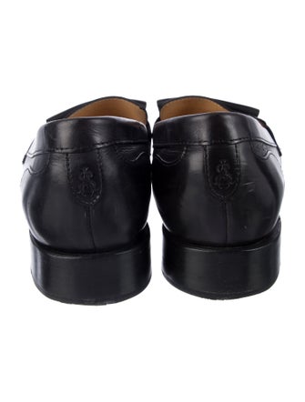 The Office of Angela Scott Leather Loafers