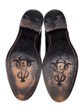 The Office of Angela Scott Leather Loafers