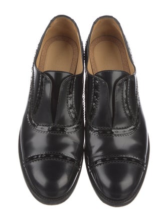 The Office of Angela Scott Leather Lasercut Accents Oxfords