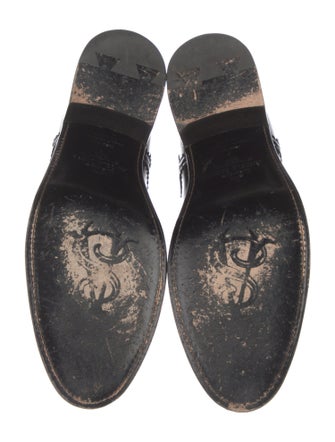 The Office of Angela Scott Leather Lasercut Accents Oxfords