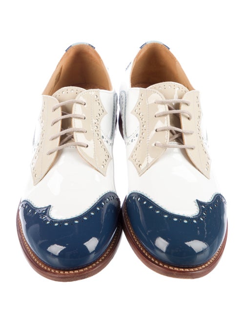 The Office of Angela Scott Patent Leather Oxfords