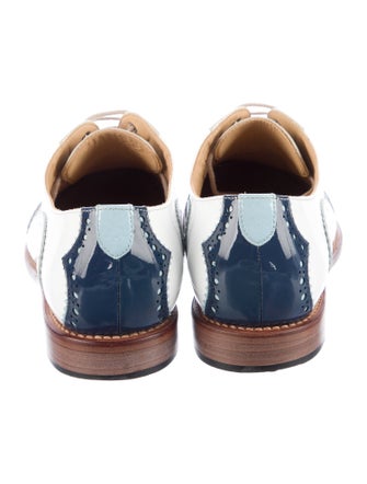 The Office of Angela Scott Patent Leather Oxfords