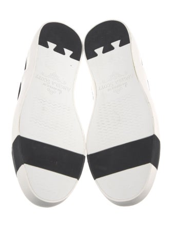 The Office of Angela Scott Colorblock Pattern Sneakers