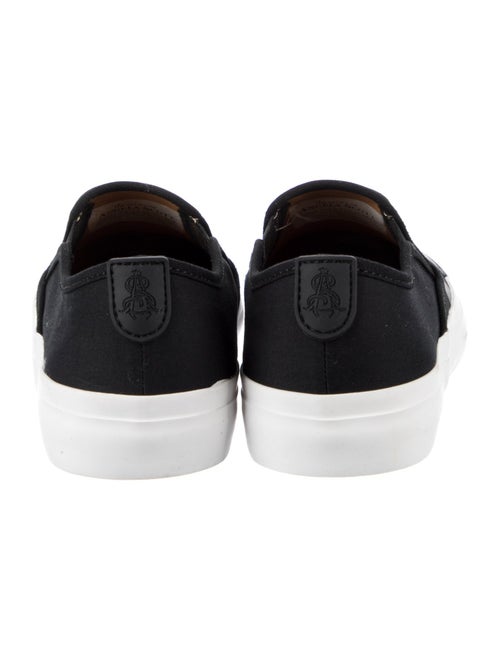 The Office of Angela Scott Canvas Colorblock Pattern Sneakers