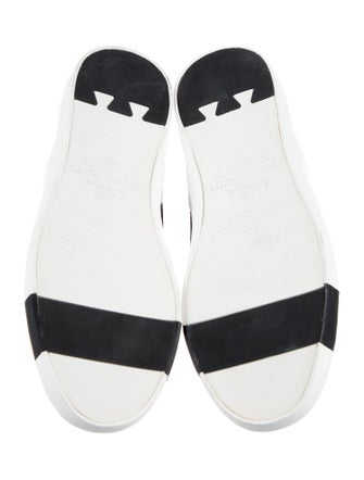 The Office of Angela Scott Canvas Colorblock Pattern Sneakers