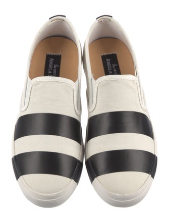 The Office of Angela Scott Colorblock Pattern Sneakers