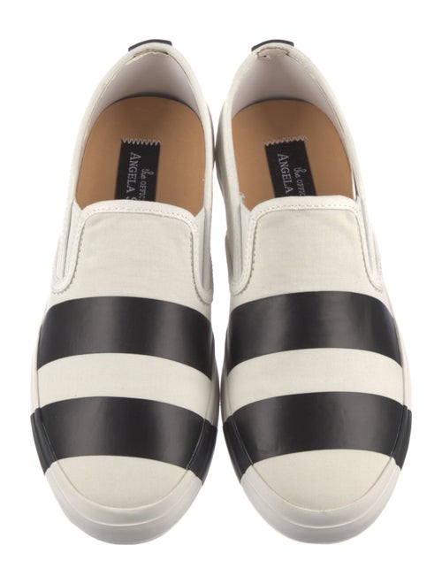 The Office of Angela Scott Colorblock Pattern Sneakers