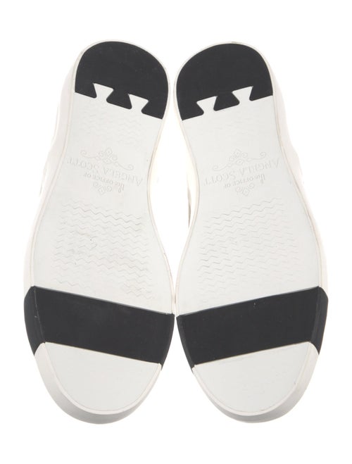 The Office of Angela Scott Colorblock Pattern Sneakers