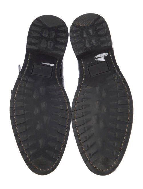 The Office of Angela Scott Patent Leather Studded Accents Oxfords