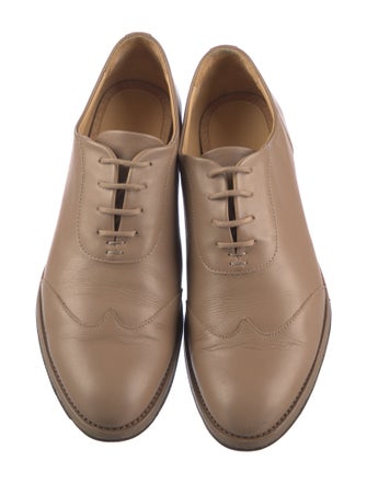 The Office of Angela Scott Leather Oxfords