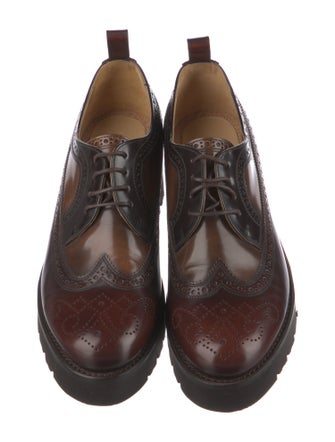 The Office of Angela Scott Leather Oxfords