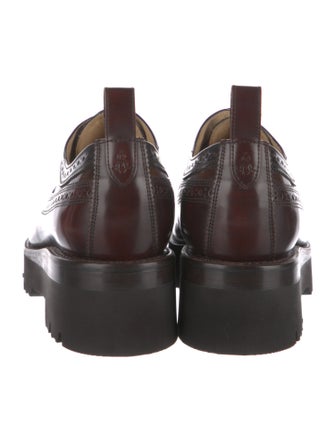 The Office of Angela Scott Leather Oxfords