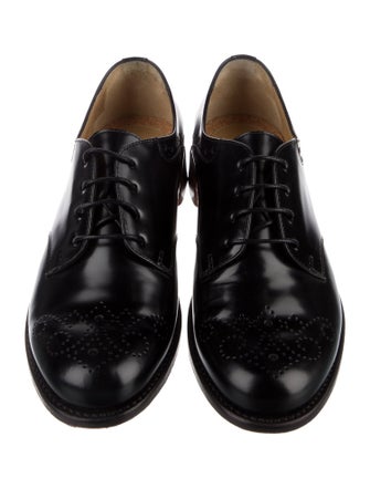 The Office of Angela Scott Leather Lasercut Accents Oxfords