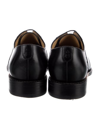 The Office of Angela Scott Leather Lasercut Accents Oxfords