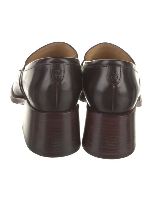 The Office of Angela Scott Leather Eyelet Trim Loafers