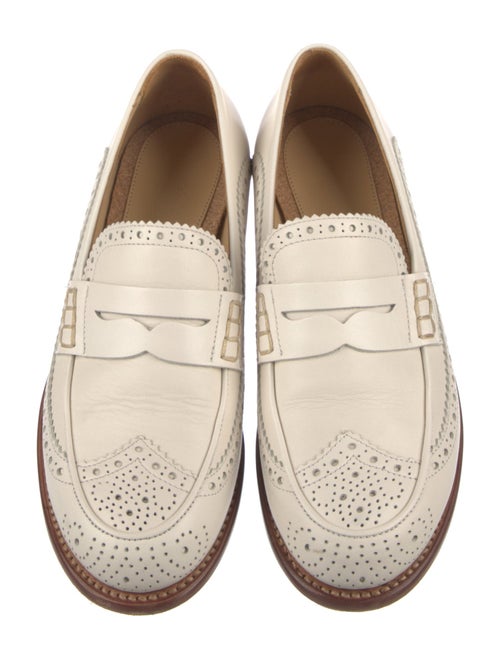 The Office of Angela Scott Leather Loafers