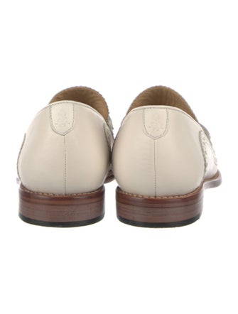 The Office of Angela Scott Leather Loafers