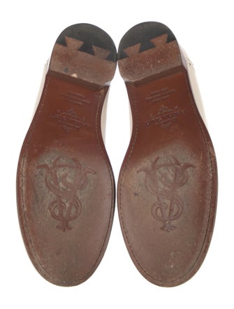 The Office of Angela Scott Leather Loafers