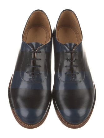 The Office of Angela Scott Leather Oxfords