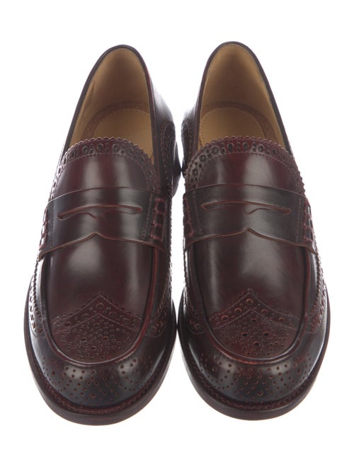 The Office of Angela Scott Leather Loafers