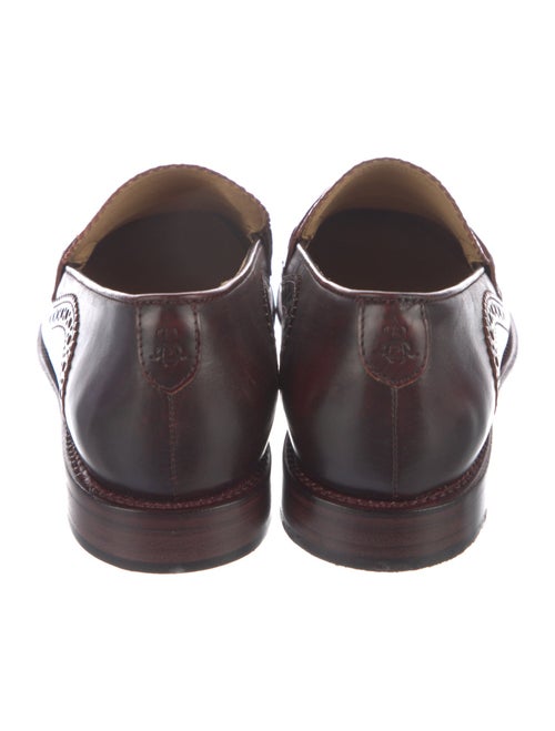 The Office of Angela Scott Leather Loafers