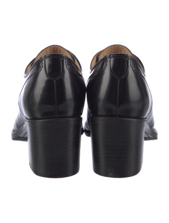 The Office of Angela Scott Leather Lace-Up Boots