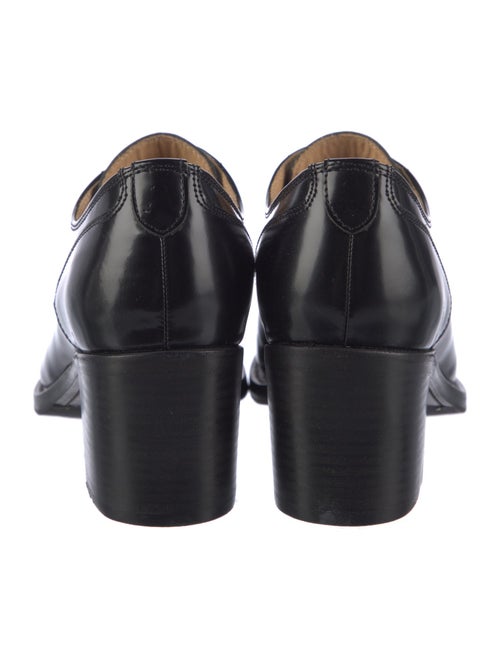 The Office of Angela Scott Leather Lace-Up Boots