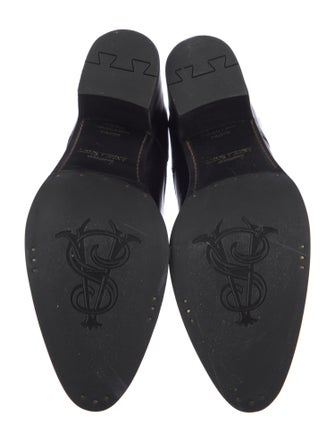 The Office of Angela Scott Leather Lace-Up Boots