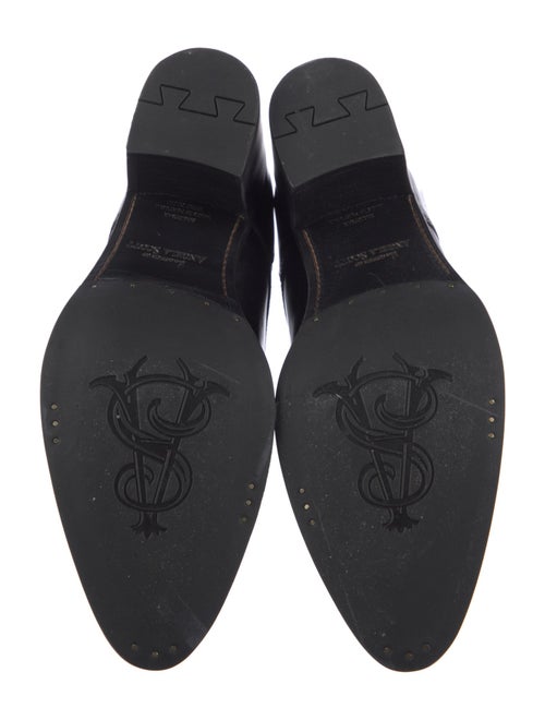 The Office of Angela Scott Leather Lace-Up Boots