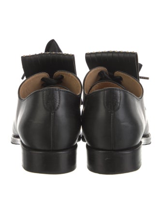 The Office of Angela Scott Leather Studded Accents Oxfords