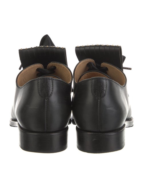 The Office of Angela Scott Leather Studded Accents Oxfords