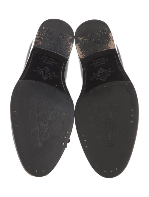 The Office of Angela Scott Leather Studded Accents Oxfords