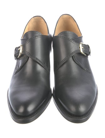 The Office of Angela Scott Leather Pumps