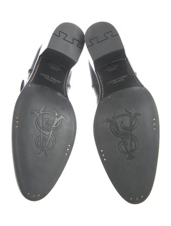 The Office of Angela Scott Leather Pumps