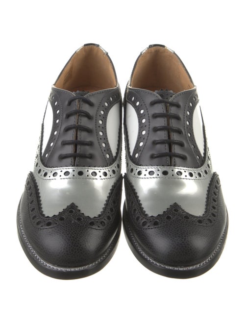 The Office of Angela Scott Leather Oxfords