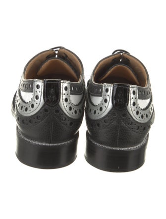 The Office of Angela Scott Leather Oxfords