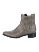 The Office of Angela Scott Snakeskin Polka Dot Print Chelsea Boots