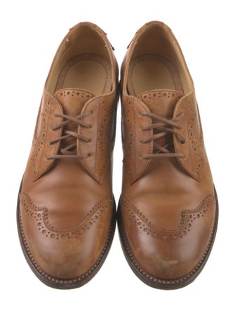 The Office of Angela Scott Leather Oxfords