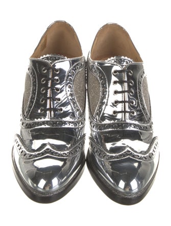 The Office of Angela Scott Patent Leather Pumps