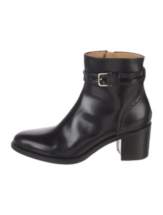 The Office of Angela Scott Leather Boots