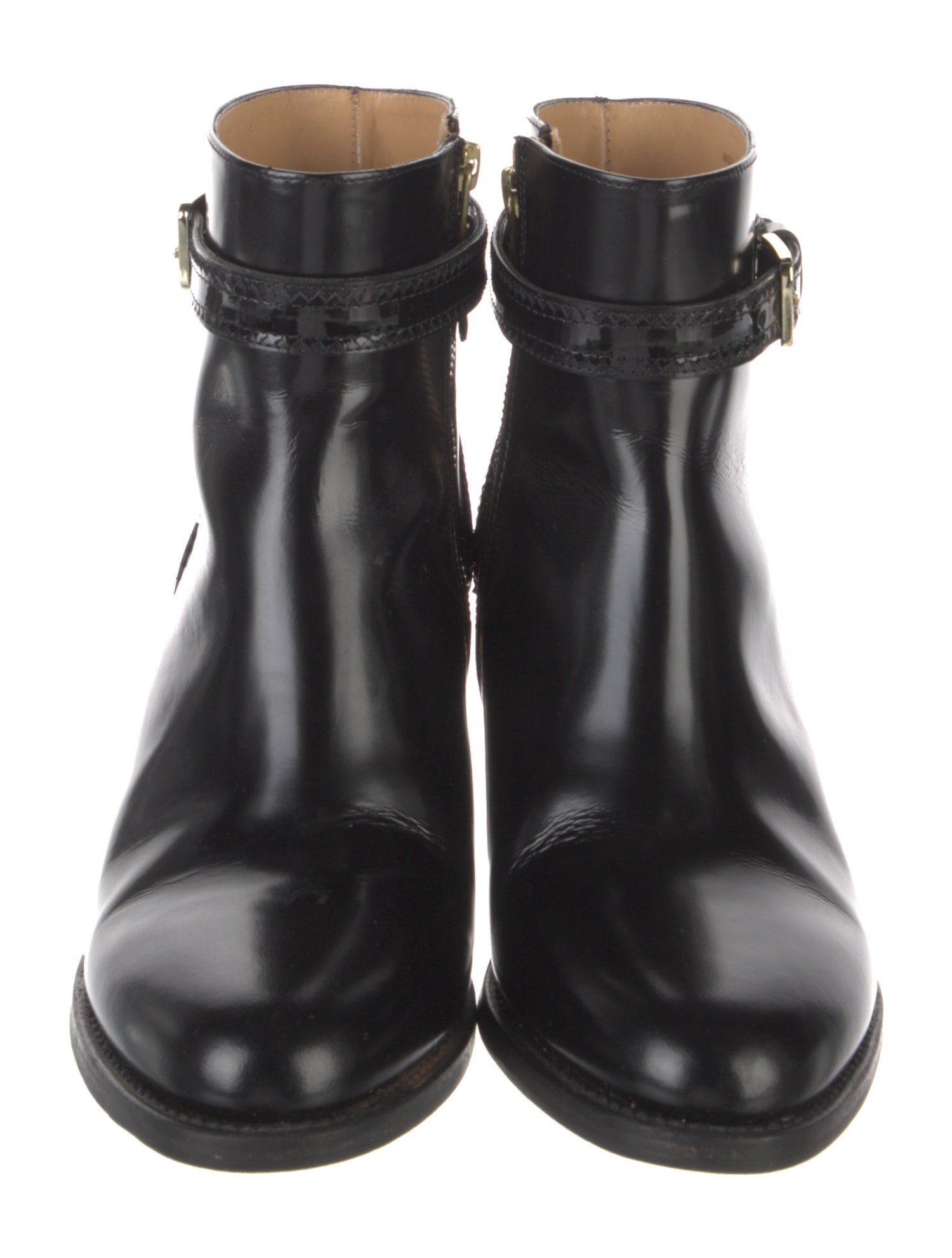 The Office of Angela Scott Leather Boots