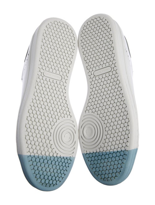 The Office of Angela Scott Leather Colorblock Pattern Sneakers