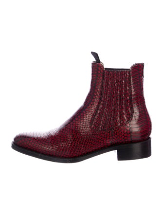 The Office of Angela Scott Python Chelsea Boots
