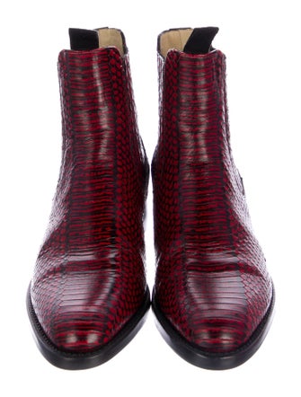 The Office of Angela Scott Python Chelsea Boots