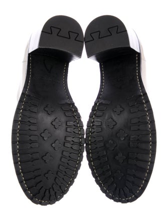 The Office of Angela Scott Leather Pumps