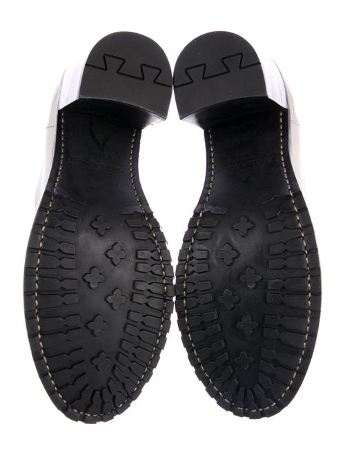 The Office of Angela Scott Leather Pumps