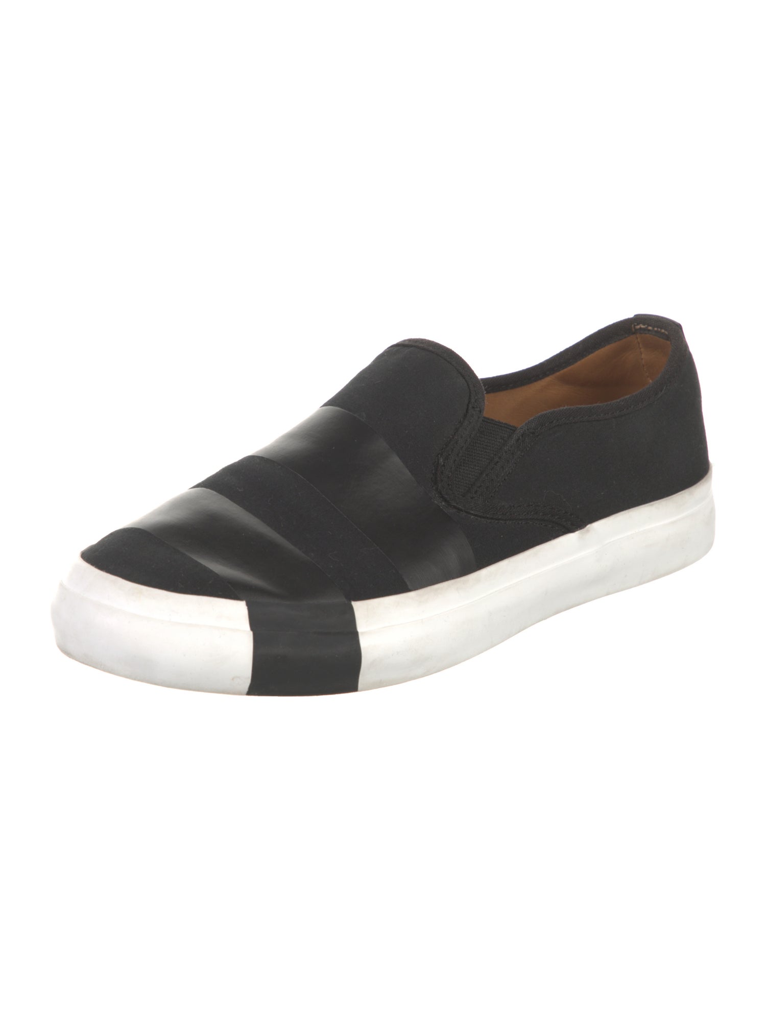 The Office of Angela Scott Leather Sneakers