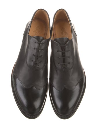 The Office of Angela Scott Leather Oxfords