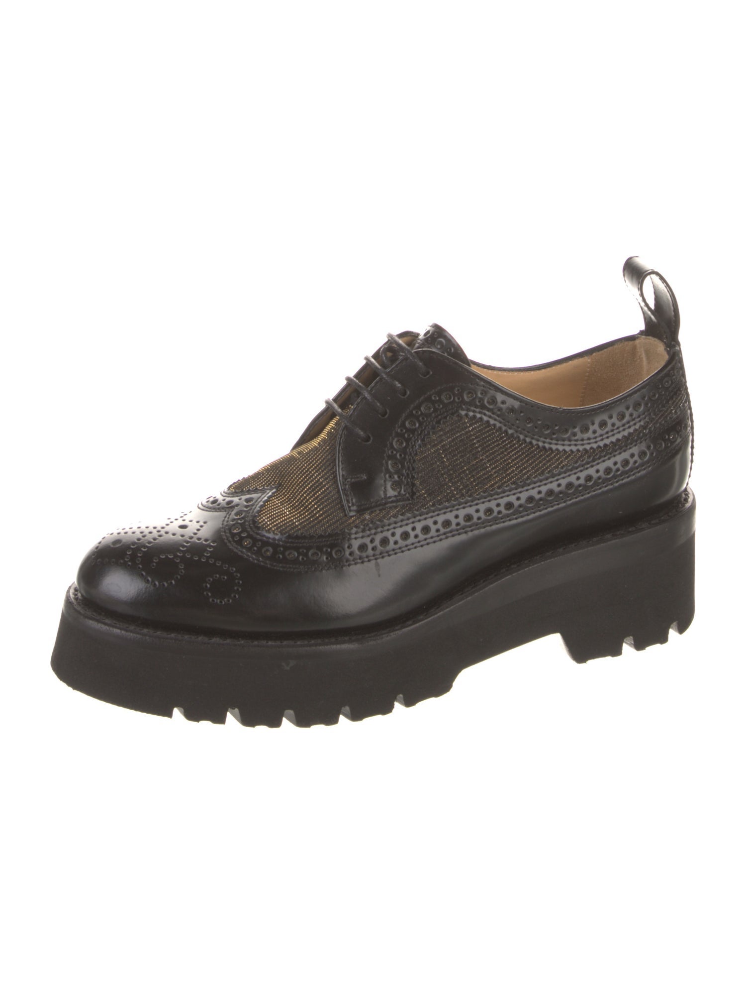 The Office of Angela Scott Patent Leather Oxfords